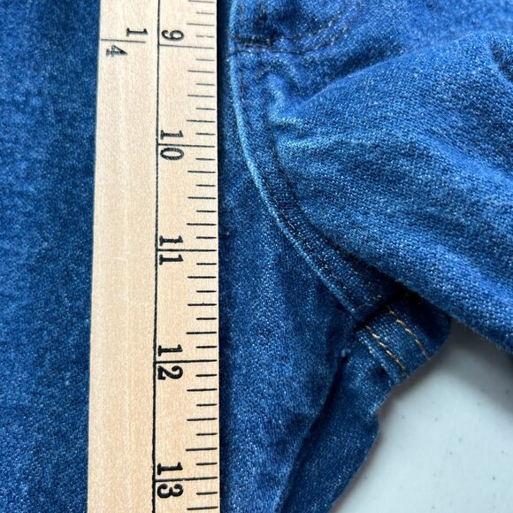 Wrangler Cowboy Cut Jeans Mens 36 X 29 Straight Leg 13MWZ Blue Denim US Fabric - Picture 6 of 7